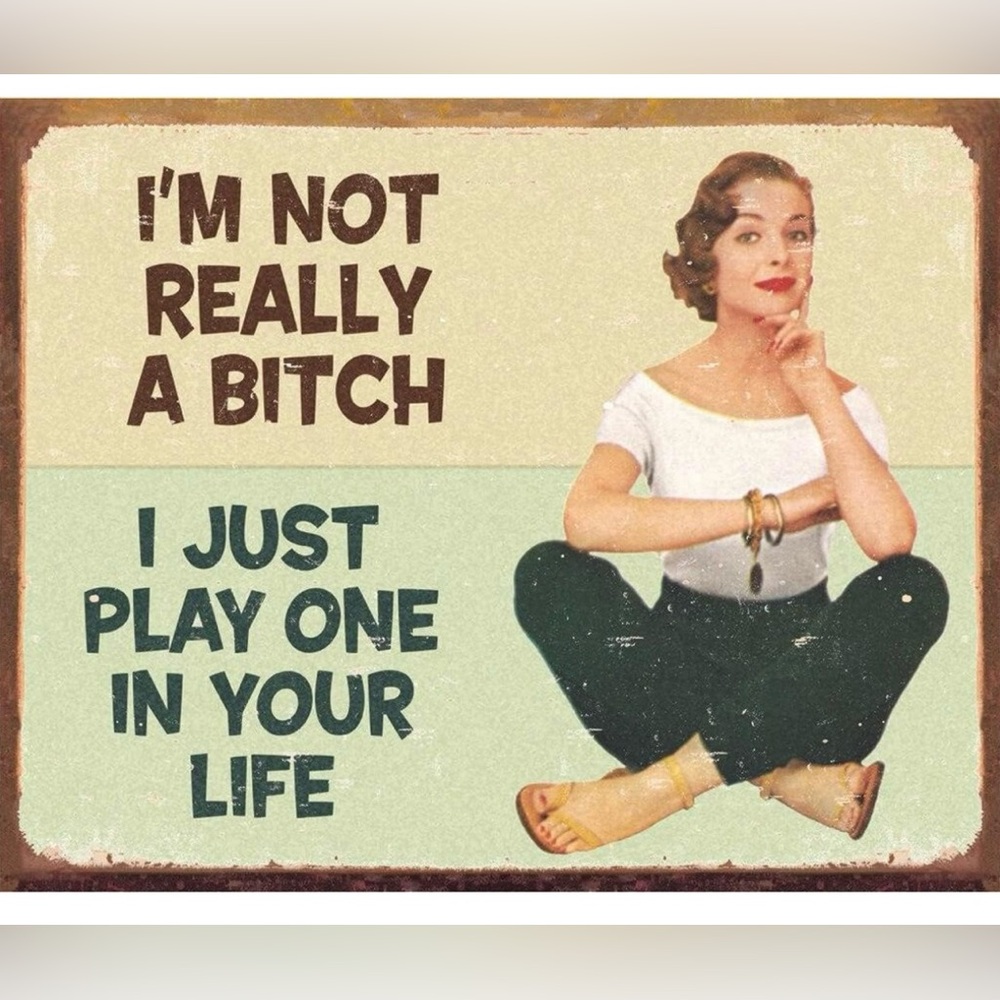 Vintage Tin Sign